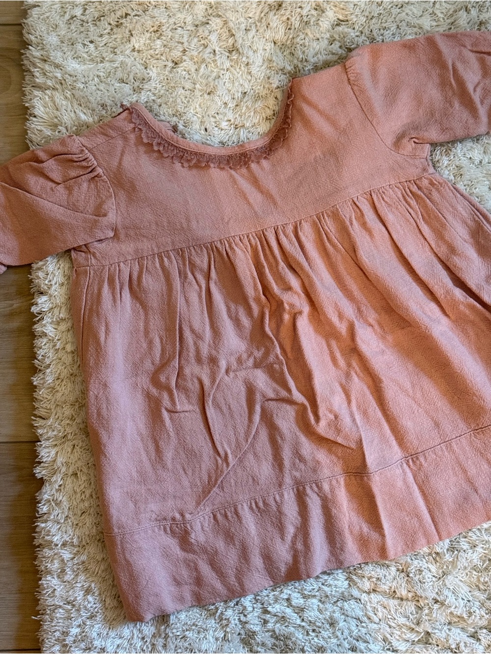 Blu Pony Vintage Short Sleeve Dress | 18 Months | Boho Boutique